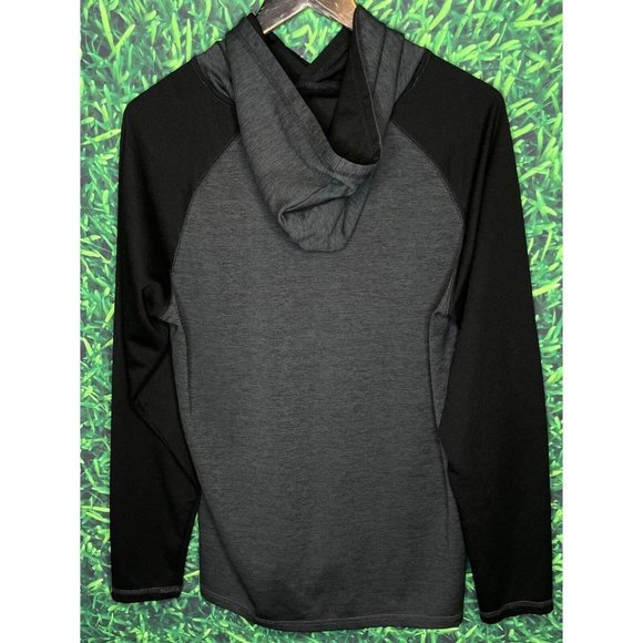 Miami Hurricanes Champion Men’s Large Gray Long Sleeve Hoodie Pullover - Picture 3 of 4